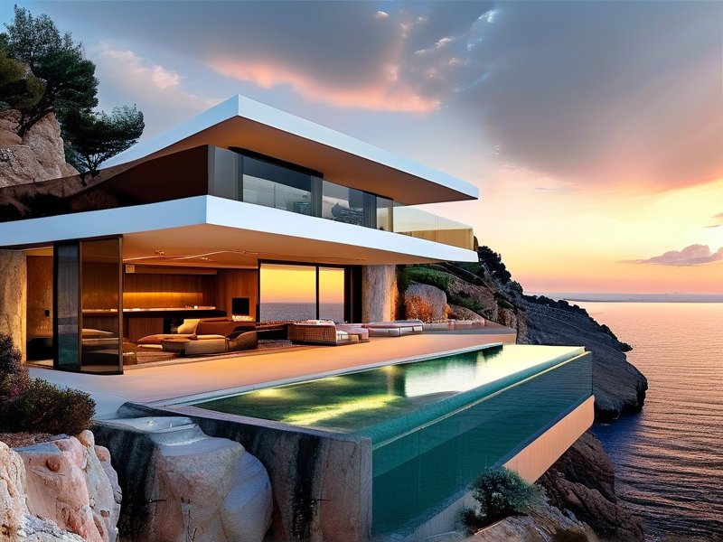 爱琴海岸云端居所，轻奢静谧生活提案