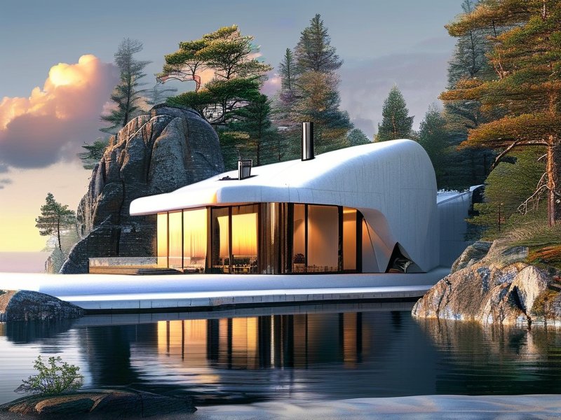 北欧秘境中的隐形居所：科技与自然的完美融合